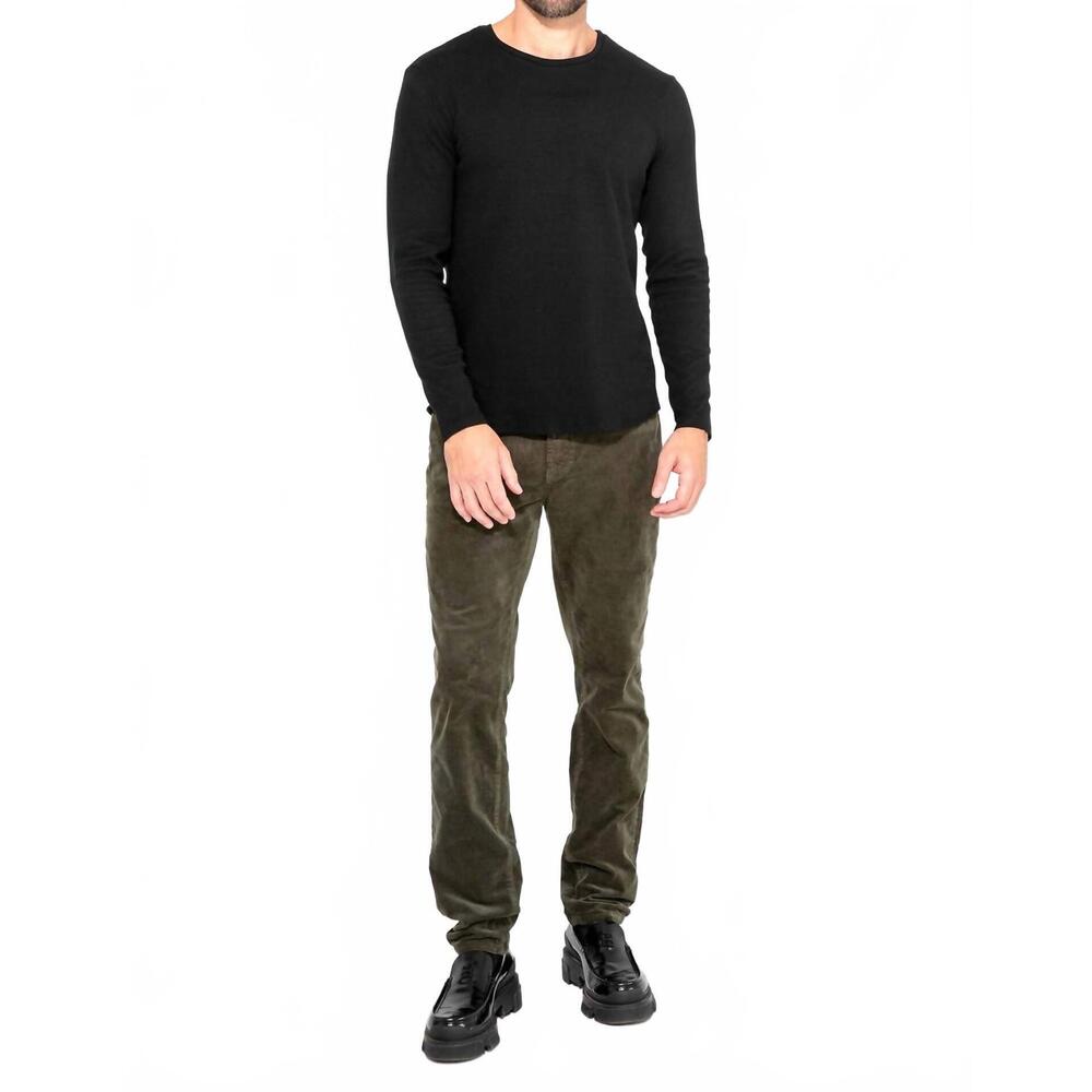 NEW MONFRERE brando needle cord pants in juniper
